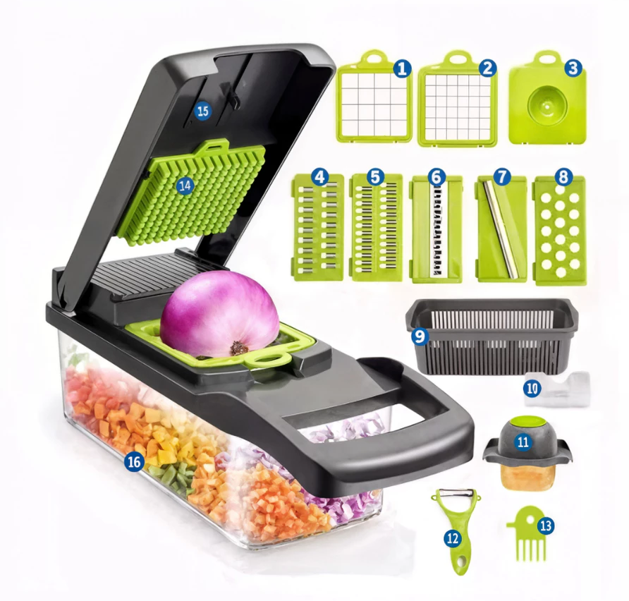 Cozinha Completa ChefPro + MasterSlice + CitrusPro -  Kit Completo 23 em 1